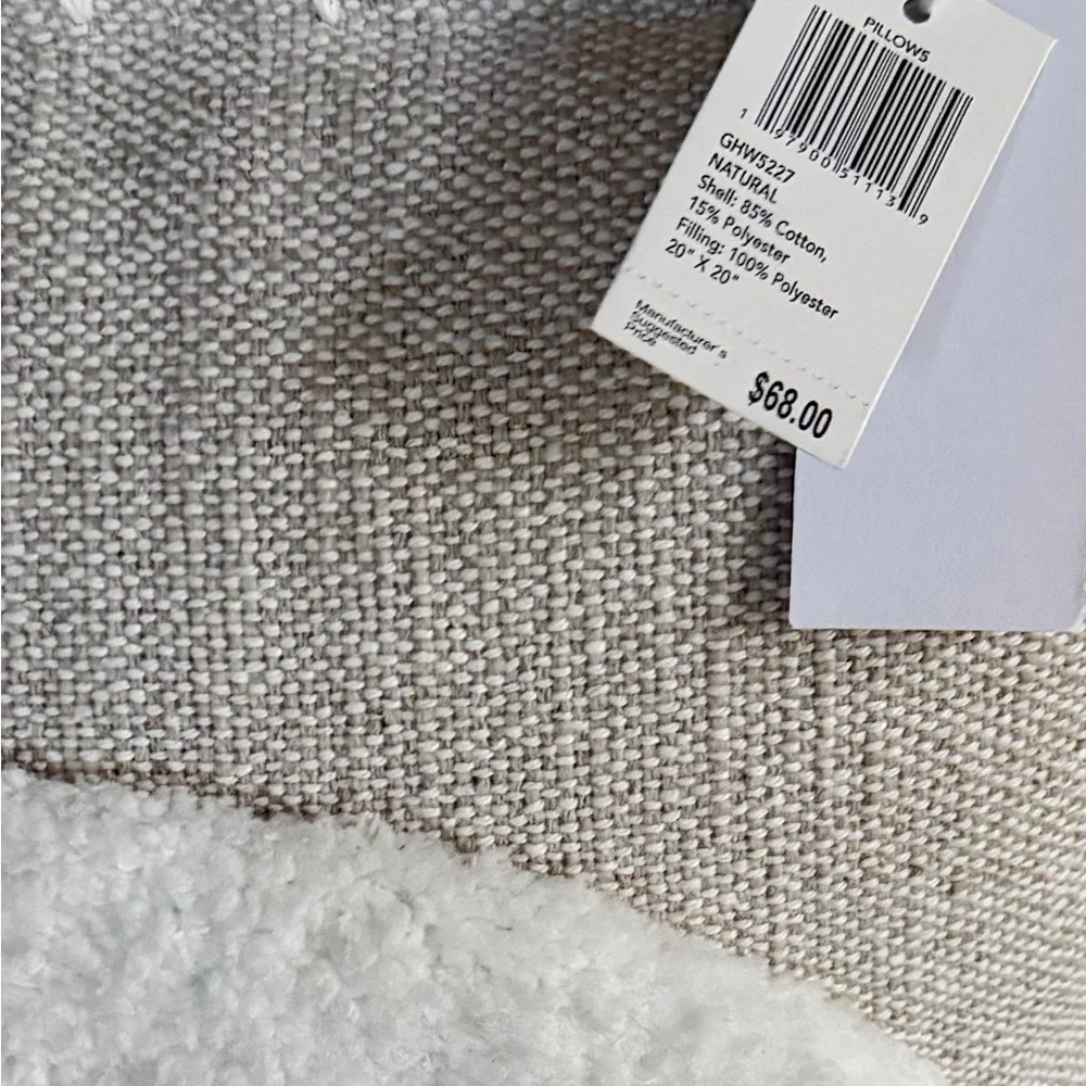 Cozy White Pumpkin Sherpa Decorative Pillow